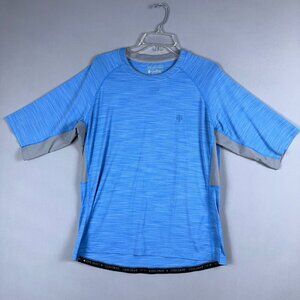 Coolibar Tee Shirt Mens Size Large Short Sleeve Round Neck 03527 Blue